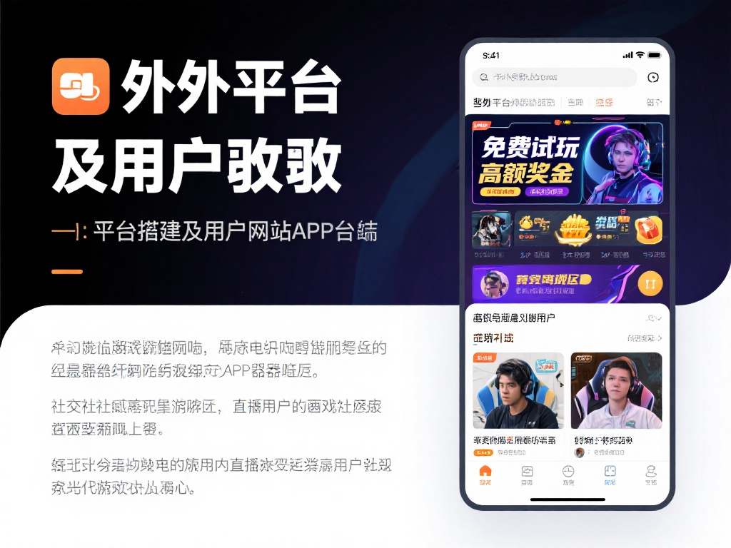 平台搭建与用户获取
外围平台通常以网站
