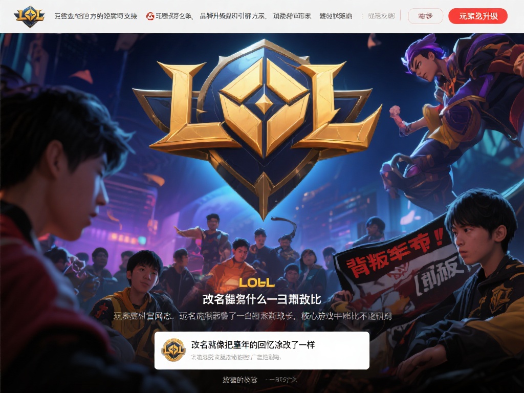 LOL官网更名风波揭秘,玩家意见分歧严重! 玩家反应为何两极化
改名事件公布后,玩